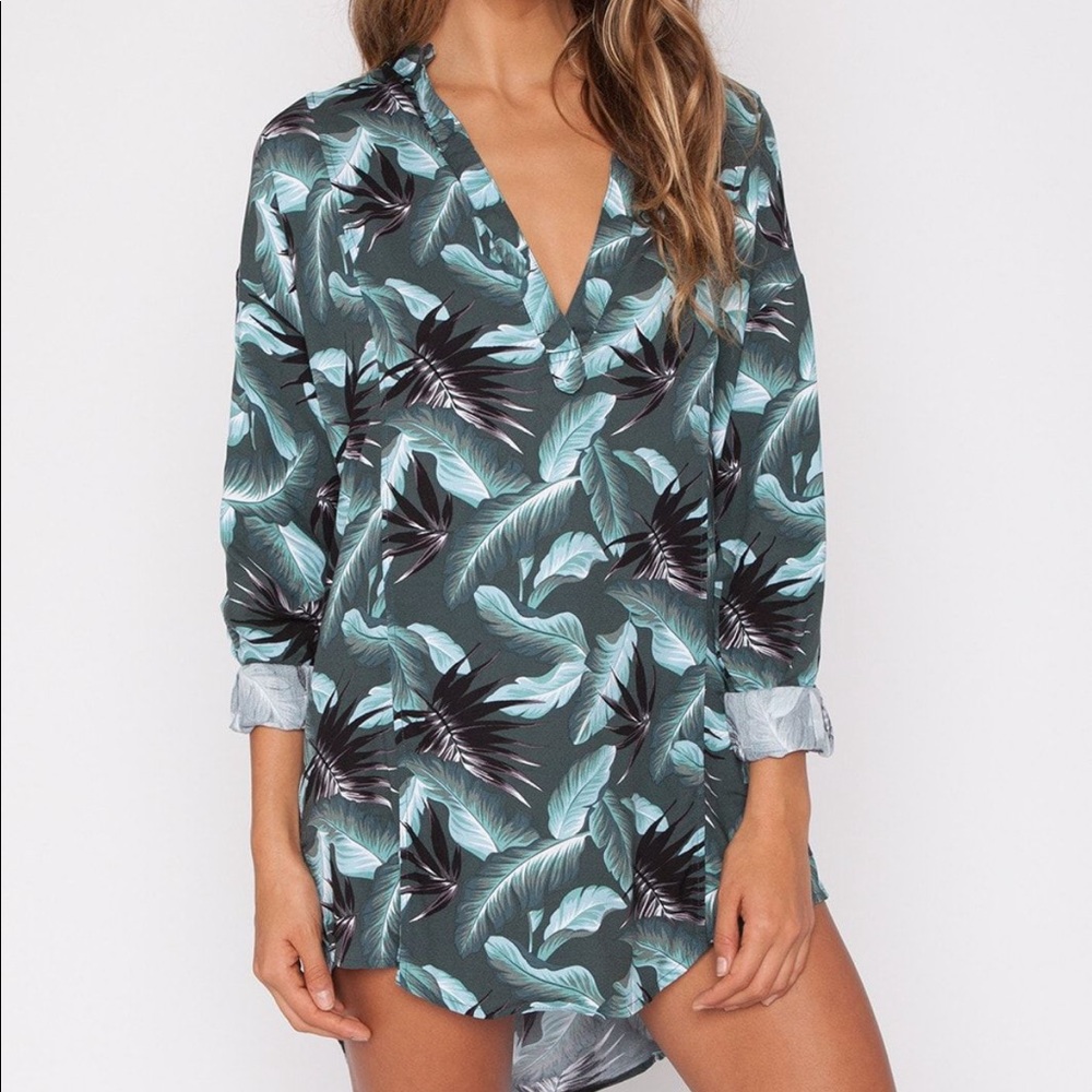 MIKOH button up dress